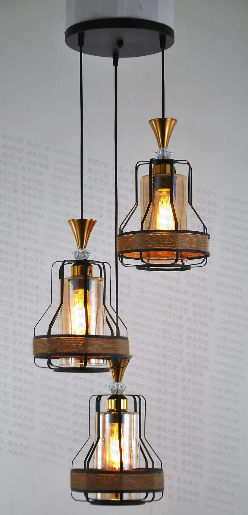 Hanging pendant lights