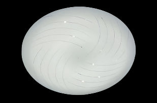 Striped round ceiling light