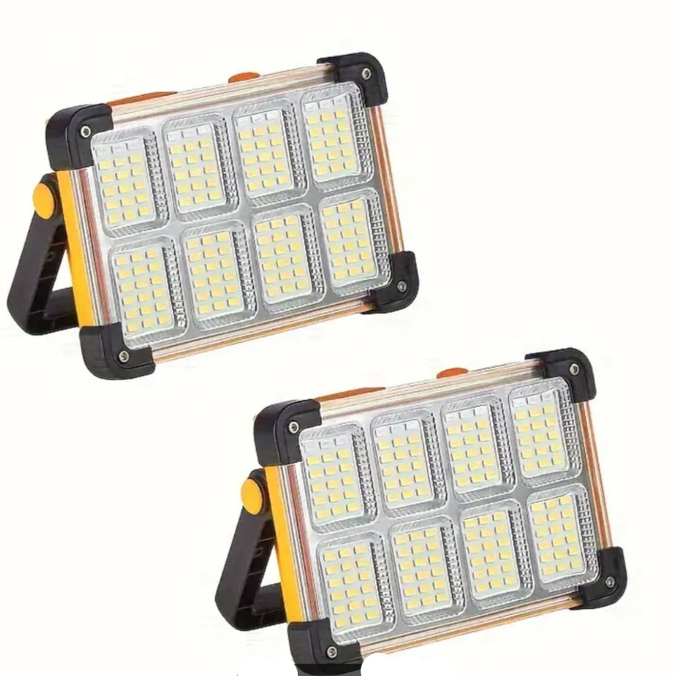 144 LED Solar & USB Rechargeable Floodlight