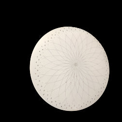 Flower patterened LED ceiling light